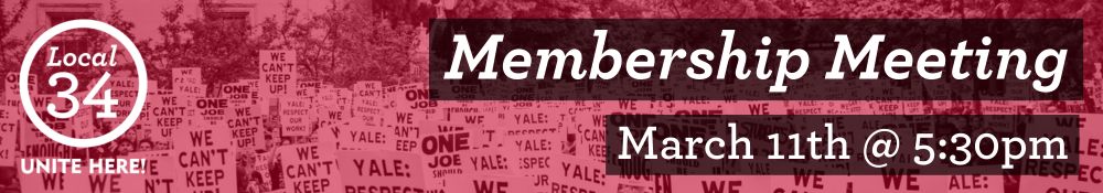 Local 34 Membership Meeting event image